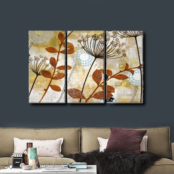 Lukisan dinding kanvas bunga panel modern simple lukisan dinding kanvas minimalis modern dekorasi ru