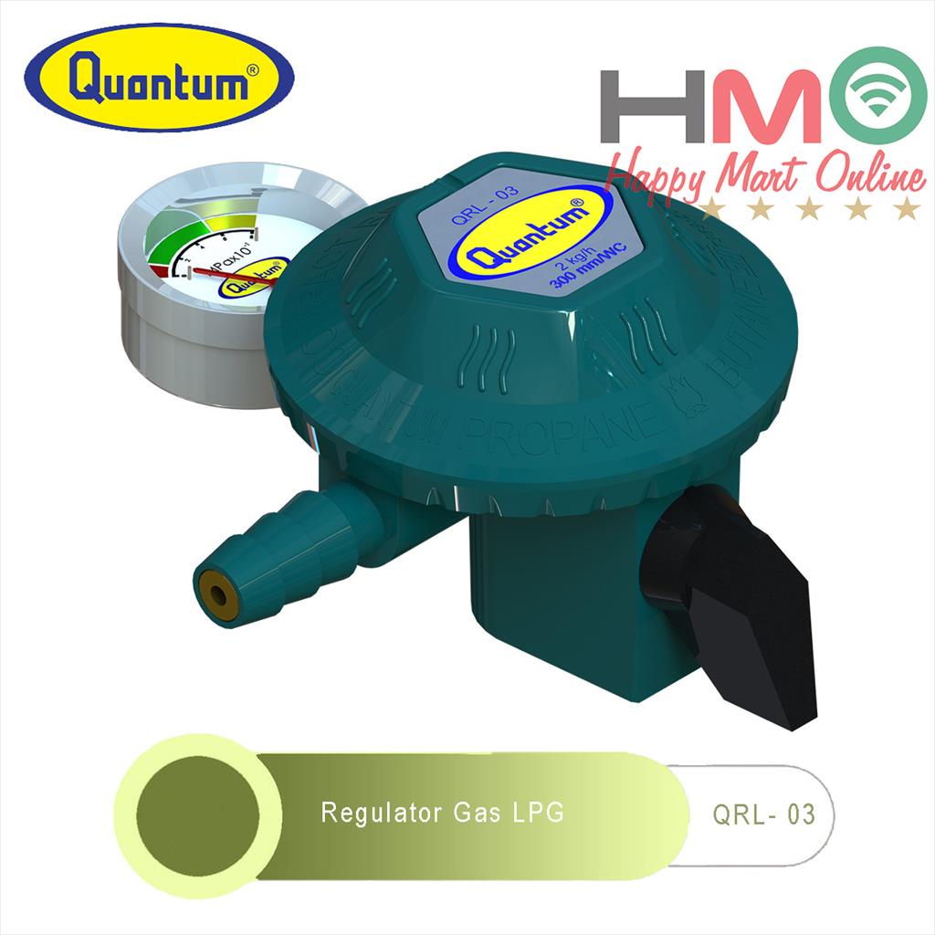 Quantum Regulator Meter Tekanan Rendah Low Pressure QRL-03 Single Lock QRL 03