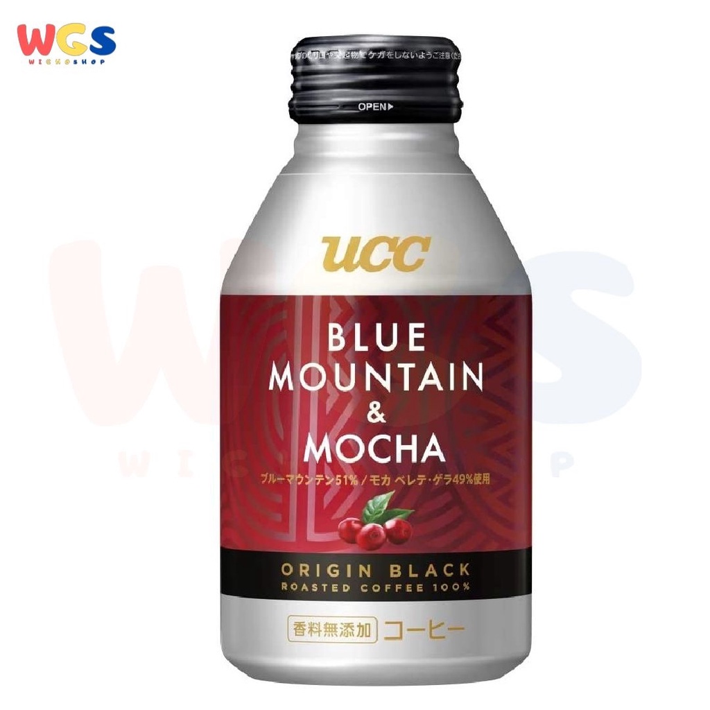UCC Ueshima Origin Black Blue Mountain &amp; Mocha Canned Coffee 275g