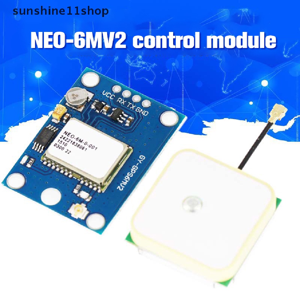 Sho GY-NEO6MV2 NEO-6M NEO-7M NEO-8M Modul GPS Dengan Kontrol Penerbangan APM2.5 Antena Besar Untuk Arduino N