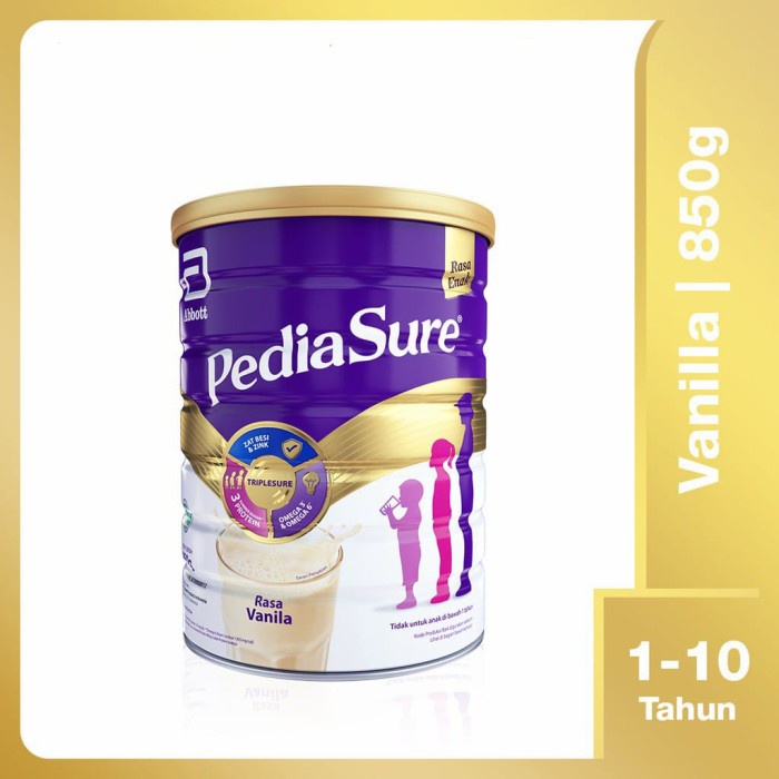 

[ COD ] Pediasure Triplesure Susu Vanila Tin Kaleng 850gr 850 gram