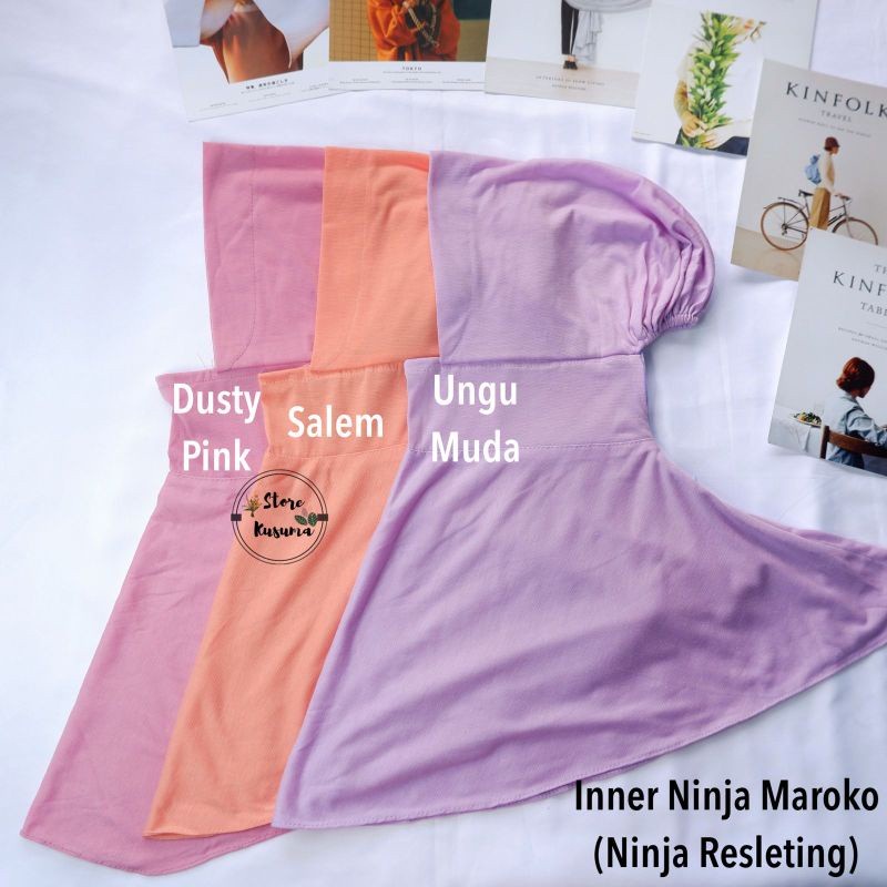 Inner Ciput Ninja Antem Resleting Bahan Rayon Kaos Premium Super Adem