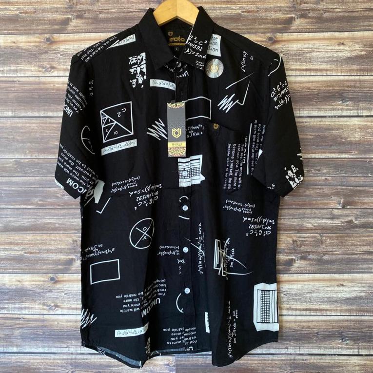 HARGA TERMURAAH KEMEJA PRINTING PRIA CASUAL /KEMEJA SURFING MOTIF DAUN BUNGA PANTAI TERPOPULER