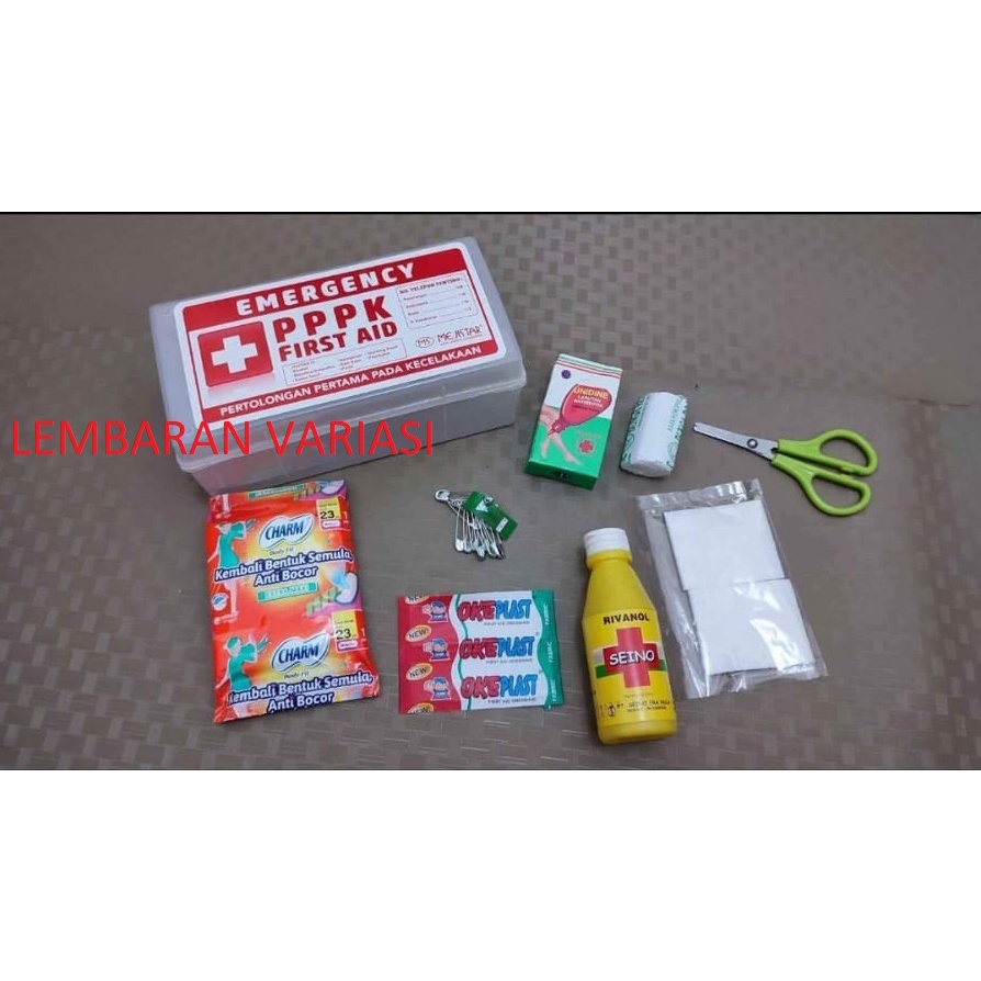 Kotak obat P3K lengkap