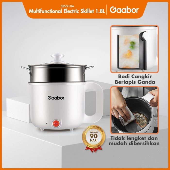 Gaabor Panci Listrik Serbaguna 0,7 L - Panci Elektrik/ GC-N18A