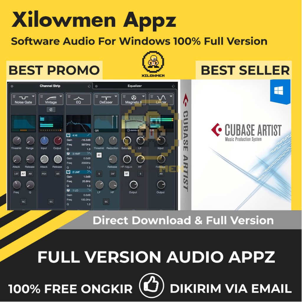 [Full Version] Steinberg Cubase Artist Pro Lifetime Audio Software WIN OS