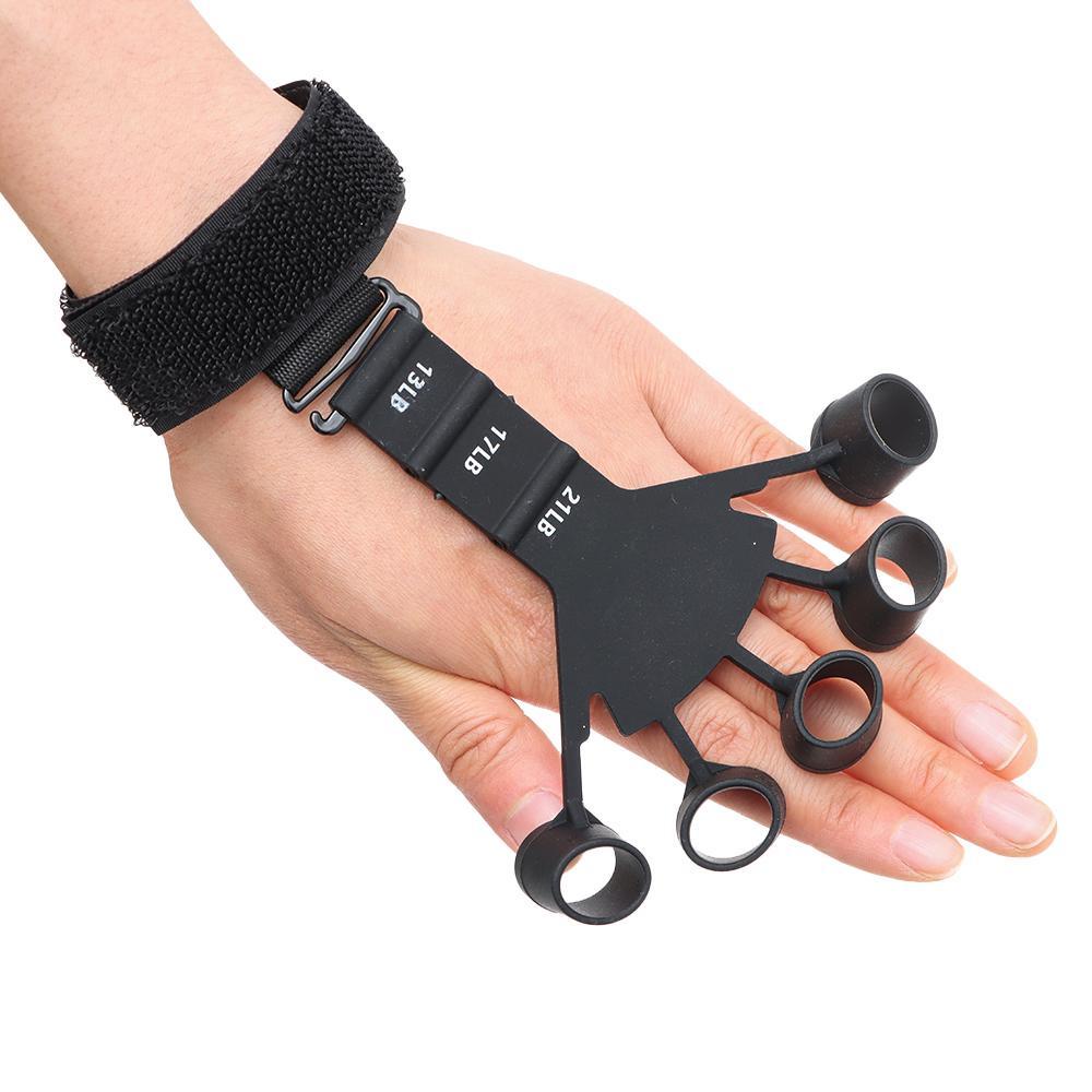 Suyo Finger Gripper Gitar Finger Berolahraga Pemulihan Jari Berolahraga 6.6-21lbs Extension Berolahraga Pegangan Tangan Kekuatan Trainer