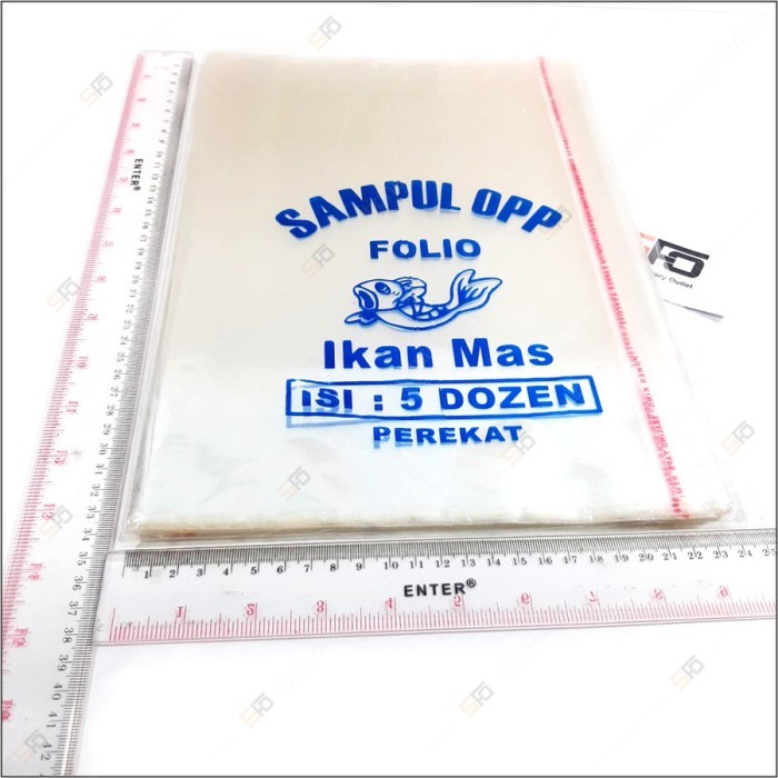 

Sampul Buku Plastik OPP Folio Ikan Mas