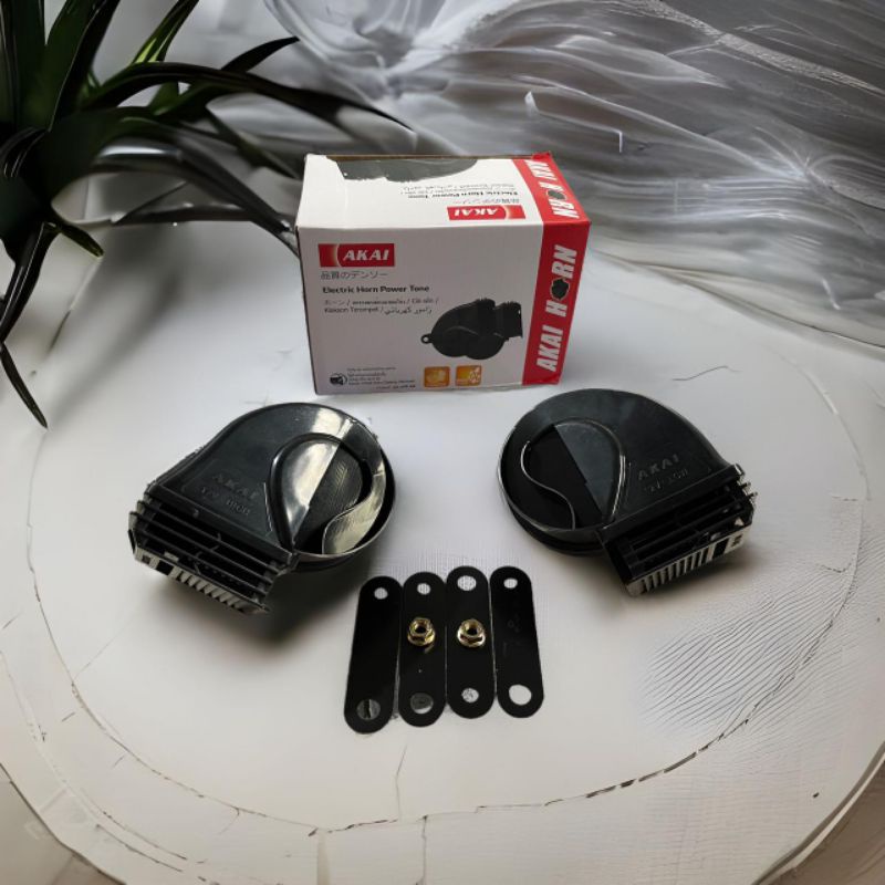 Klakson Keong Waterproof Akai Anti Air 12volt Cocok buat Semua motor dan mobil klakson model keong UNIVERSAL