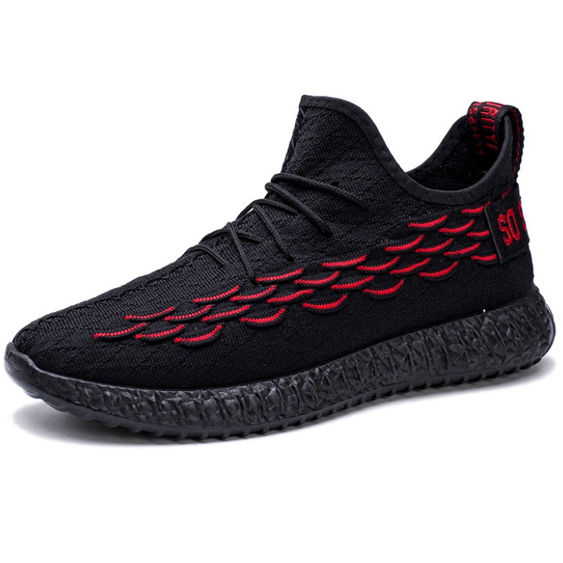 SALE 114744 Sepatu Pria Sneakers Import Termurah Sport Korean Style Trendy Men's Casual Woven Shoes Bertali Nyaman Dipakai