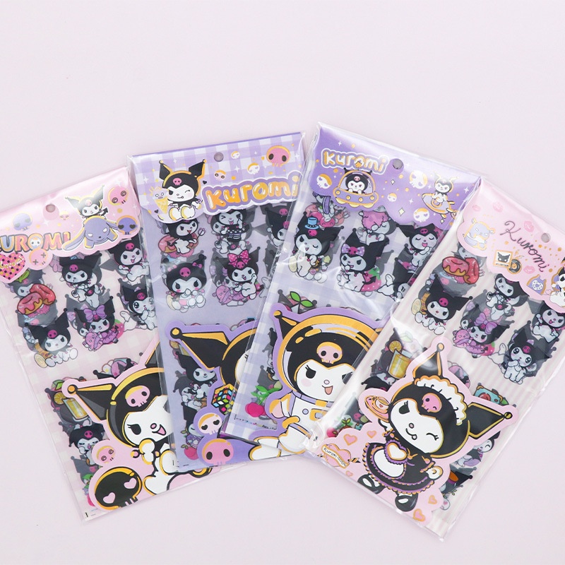 ( 10 LEMBAR) STICKER AESTHETIC SANRIO CINNAMOROLL/ KUROMI / MELODY/ STICKER WATERPROOF AEESTHETIC