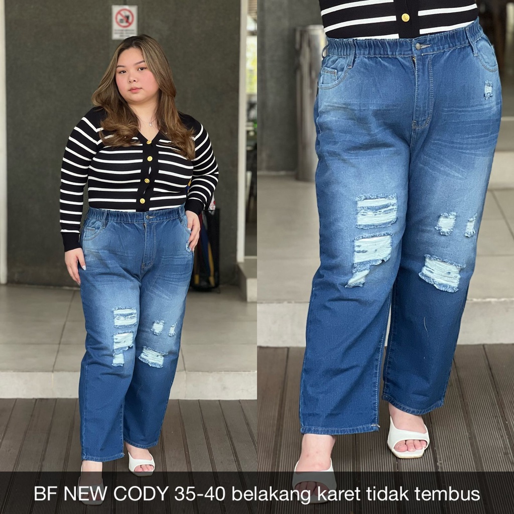 CELANA JEANS WANITA BF CODY RIPPED SERIES-SYSCLOTHIER