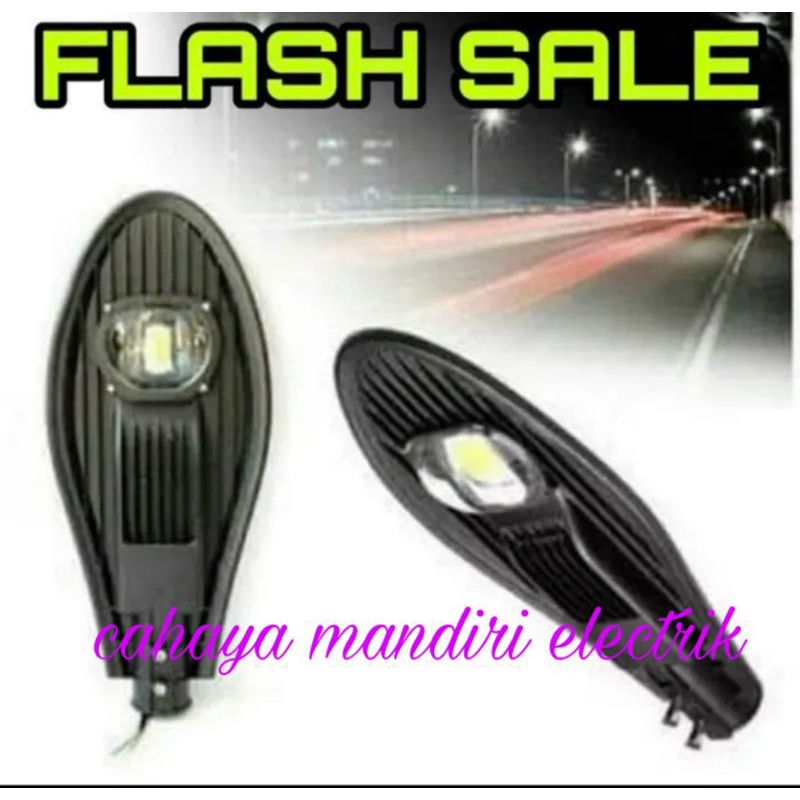 lampu jalan LED 50 Watt / PJU cobra 50 Watt / PJU LED 12vdc 50w DC 12v
