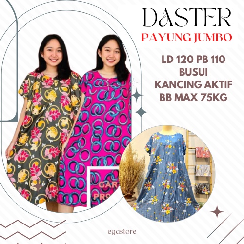 DASTER PAYUNG JUMBO RAYON SANTUNG