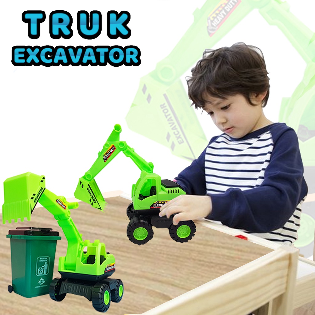 Mainan Anak Truk Keruk Pasir/ Truck Excavator Toys AK97 JSP