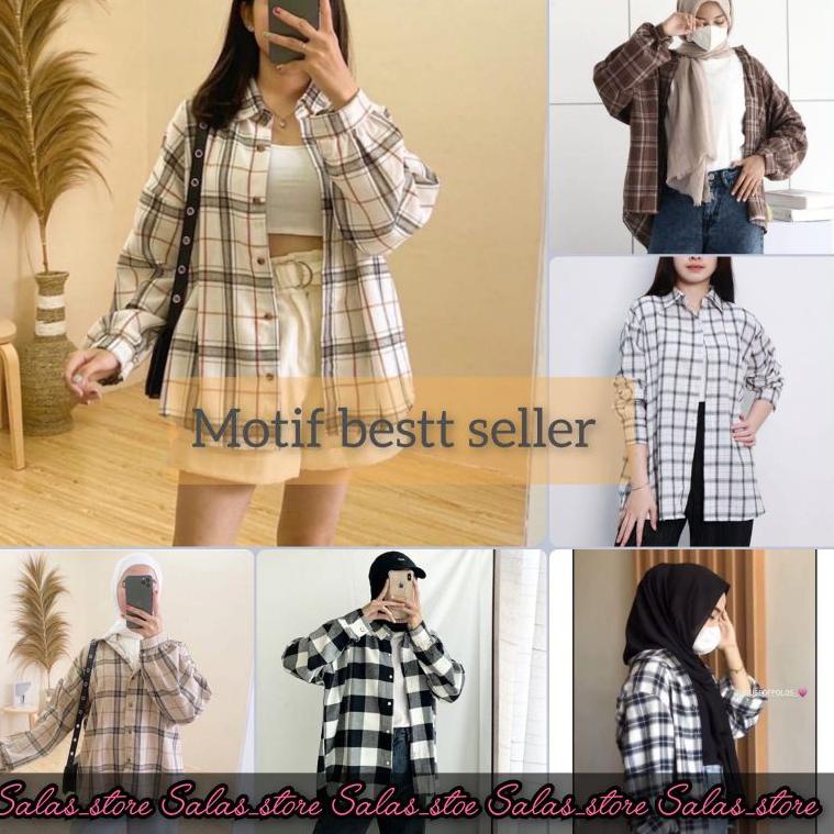 MURAH MERIAH KIMBERLY PREMIUM KEMEJA FLANEL OVERSIZE//KEMEJA FLANEL WANITA
