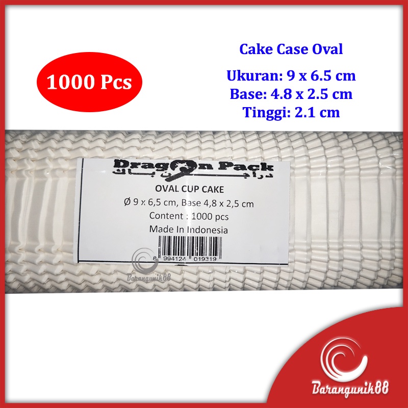 Kertas Bolu Kukus Oval 90mm 1000 Lembar Risole Risol Cake Case Cup Cake Food Grade