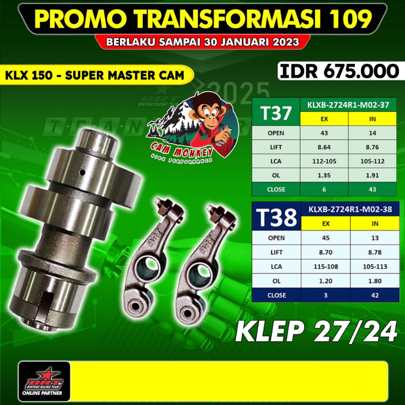 Noken as BRT KLX150 T37 T38