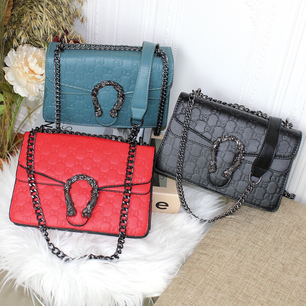 Tas Selempang Wanita Import Tas bahu wanita Sling Bag wanita  TF7135