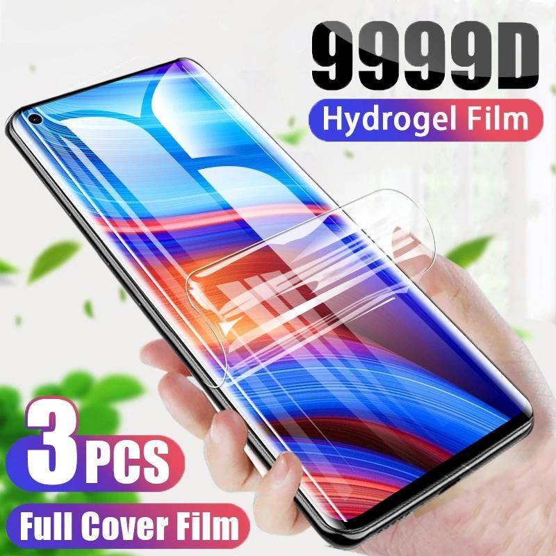 3pcs Untuk OPPO A16e A36 A57 A76 A77 A96 A96 4 F21 F21S Pro Hydrogel Film Pelindung Layar Cover Film Untuk OPPO Find X5 Lite K10 Pro Plus