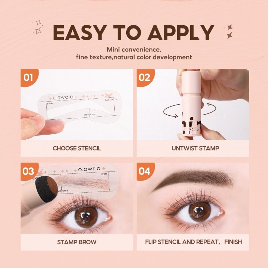 OTWOO Eyebrow Cushion Stamp Waterproof Brow Stamp