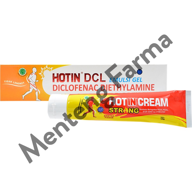 Hot In DCL Emulsi Gel 120 Gr - Gel Pereda Nyeri Sendi, Rematik, Memar