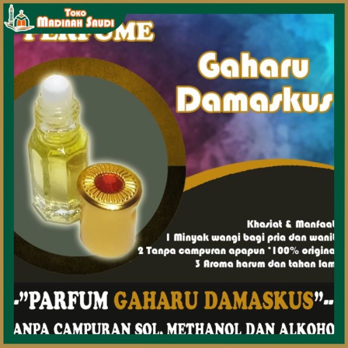 Farfum Gaharu Damaskus Minyak Wangi Khas Arab Saudi