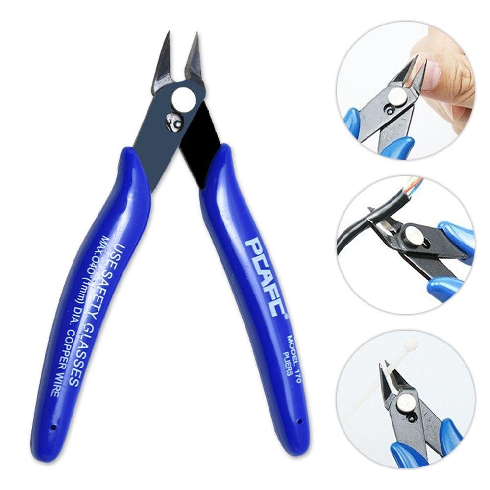 Populer Pemotong Kabel Kawat Listrik Cutting Side Snips Carbon Steel Hand Tools Diagonal Tang