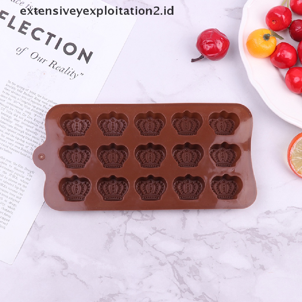 {NEW} 1pc 15lubang Cetakan Coklat Fudge Es Batu Cetakan Silikon DIY Dapur Baking Mold.