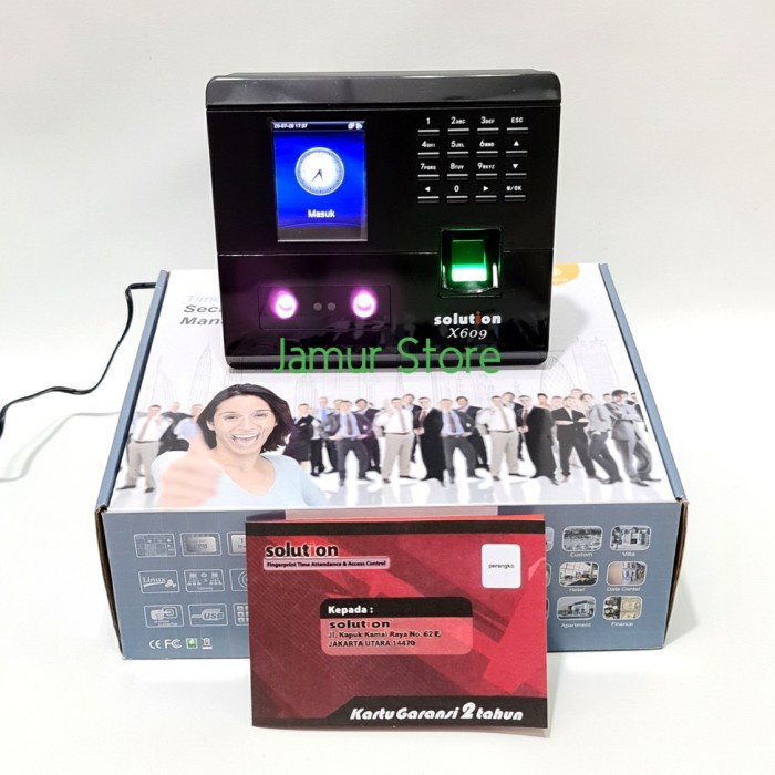 

[[JNT COD]] Mesin Absen Solution/Mesin absensi Finger Solution/Finger Print X609