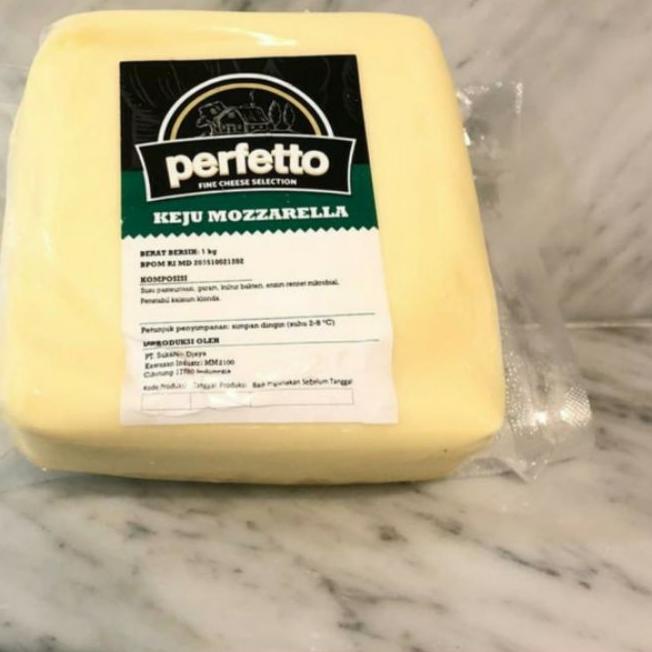 

♨ Keju Mozarella Perfetto 1KG / Mozzarella Cheese perfetto 1kg ℮