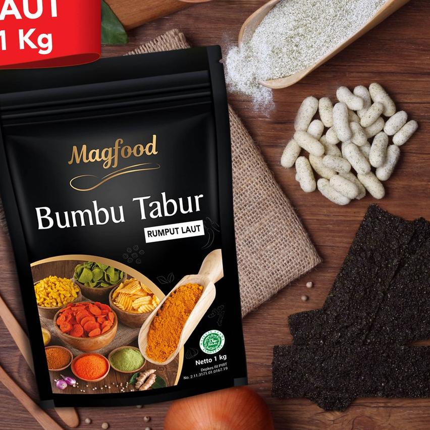 

☊ Magfood Bumbu Tabur Rumput Laut 1 Kg ❇