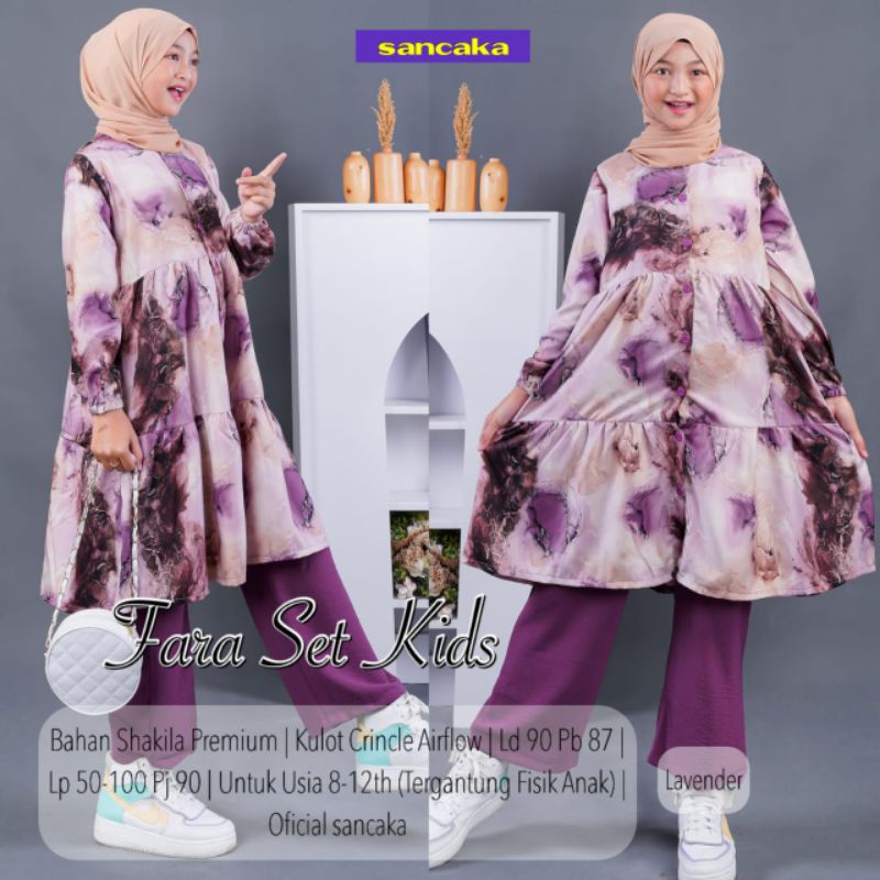 FARA SET KIDS BY SANCAKA