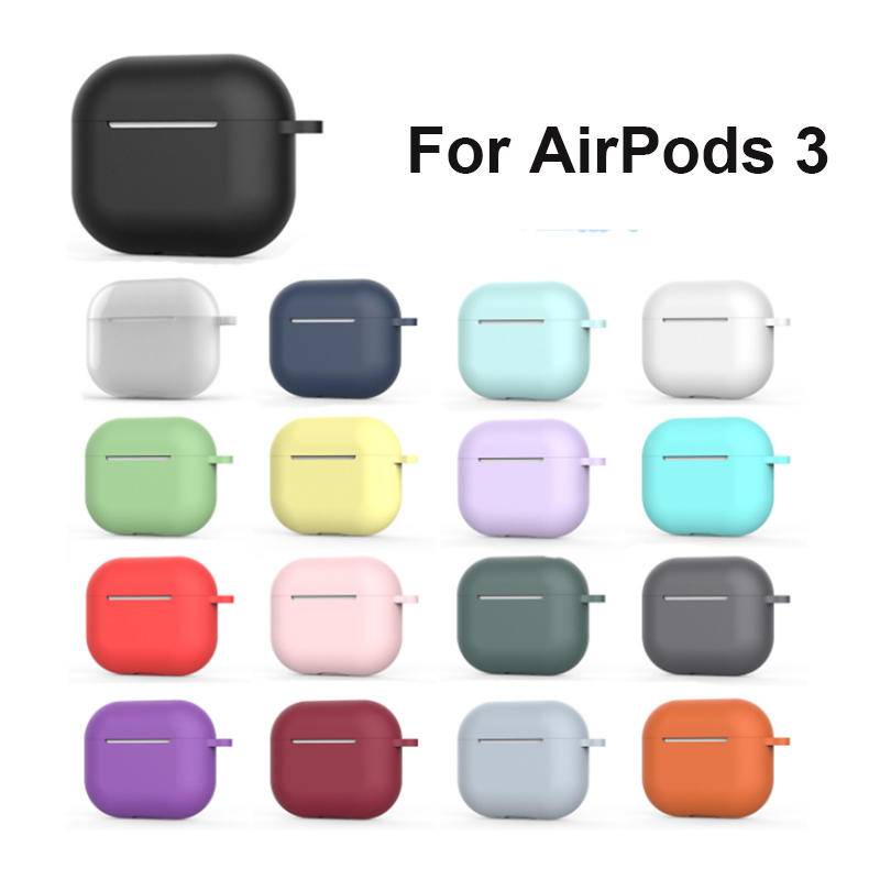 Baru Silikon Cover Case Untuk Apple Airpods3 2 1 Stiker Kulit Bluetooth Earphone Cases Air Pods Pro2 Aksesoris Pelindung