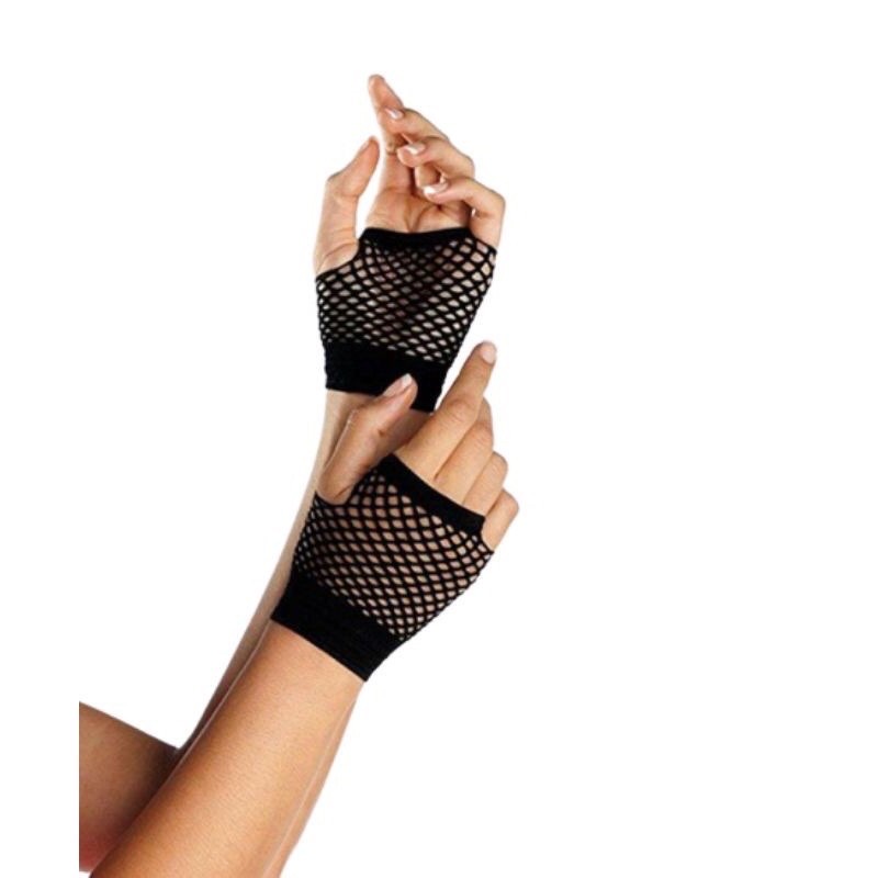 Net Glove Sarung Tangan Jala Cosplay Wibu Halloween Costume Cosplay