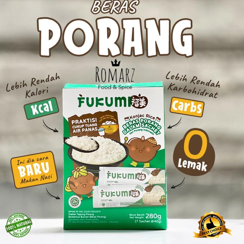 

✔️ BERAS PORANG 100% ORIGINAL BOX 280gr | BERAS SHIRATAKI 280gr (Isi 7)