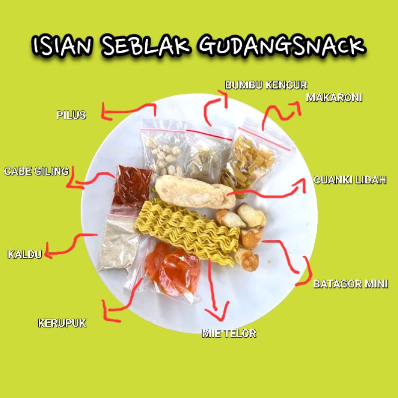 PAKET SEBLAK MIE 5 DAN BASO ACI 5PCS