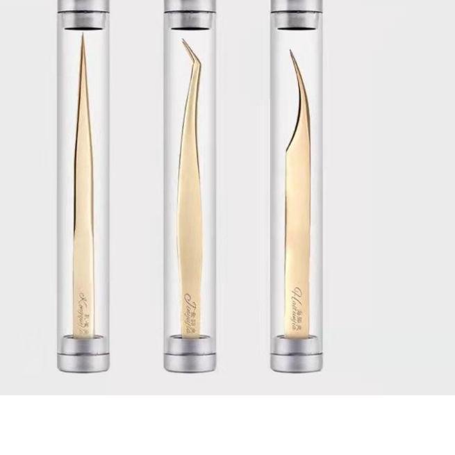 ♔ HEMOLA PINSET GOLD PINSET EYELASH EXTENSION GOOD QUALITY ℮