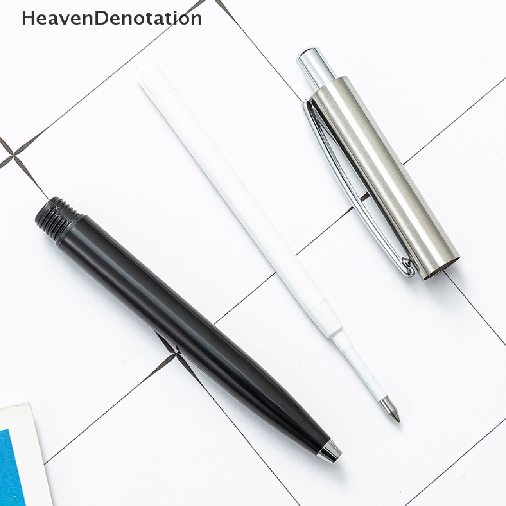 [HeavenDenotation] Multicolor Ballpoint Pen Press Pulpen Iklan Logo Custom Hadiah Pribadi Siswa Sekolah Alat Tulis Perlengkapan Kantor HDV