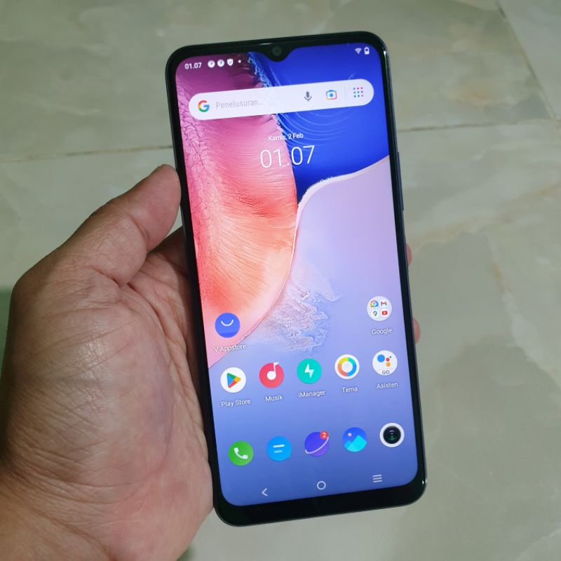 vivo y15s 3/32 ram 3gb rom 32gb mulus normal siap pakai