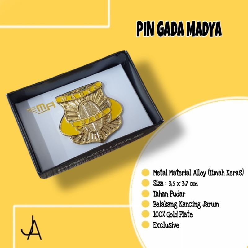 PIN GADA MADYA BREVET GADA MADYA BRIVET