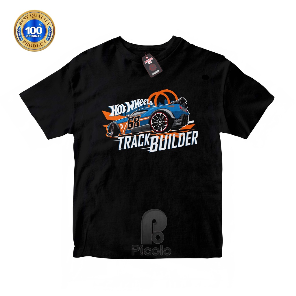 (FREE NAMA) BAJU KAOS ATASAN ANAK MOTIF HOTWHEELS UNISEX Bahan COTTUN