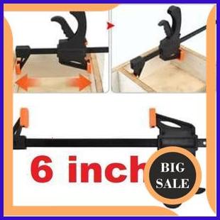 perkakas SLIM catok f clamp 6" / mini quick clamp 6inch / ratchet bar release 1F3B23