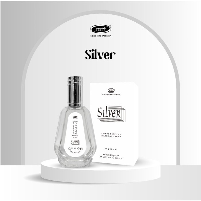 Parfum Dobha Spray Aroma SILVER 55ML Original