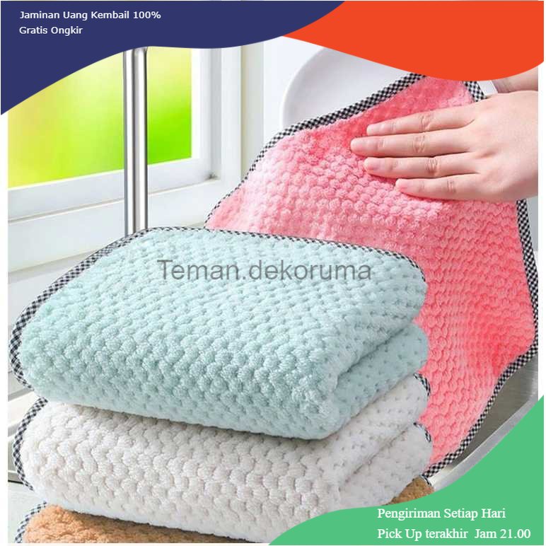 TD - SKT Yiqiang Handuk Dapur Serbaguna Kain Lap Anti Panas 5PCS - G20