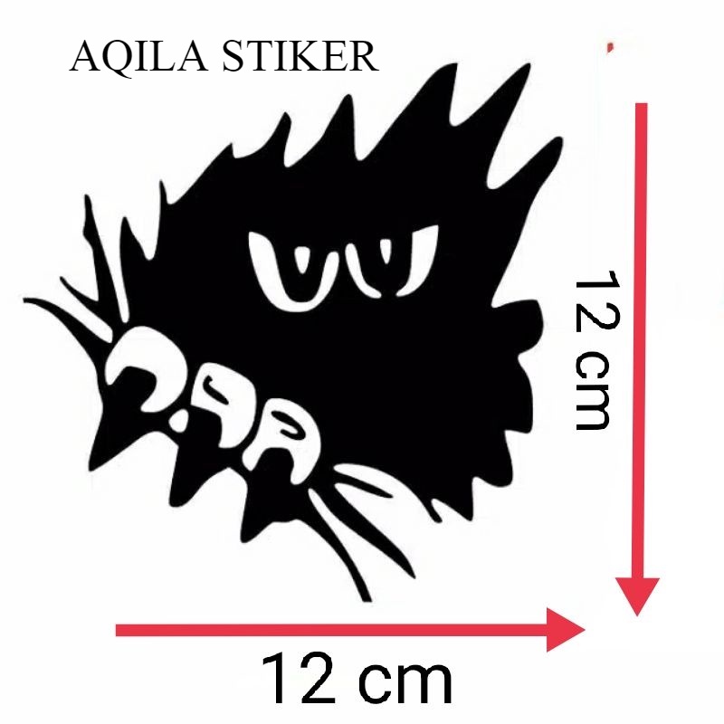 Sticker karakter mobil motor laptop cutting