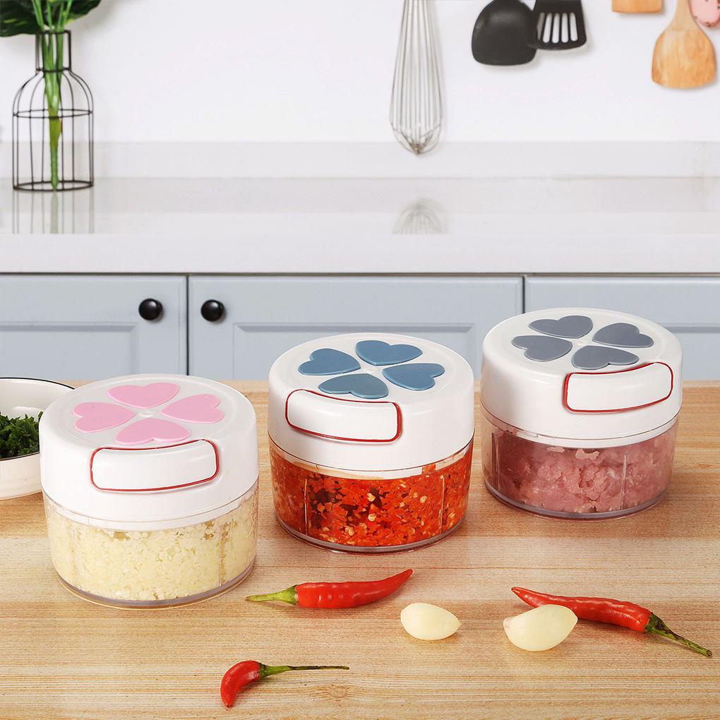 1per2 Penghancur Bawang Putih Press Parutan Penggiling Alat Gadget Untuk Aksesoris Dapur Novel Pemotong Sayuran Housewares Chopper