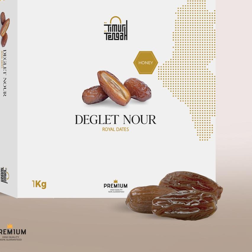 

ⅎ Timur Tengah Kurma Tunisia 1kg Deglet Noor Honey Premium Original High Quality ◘