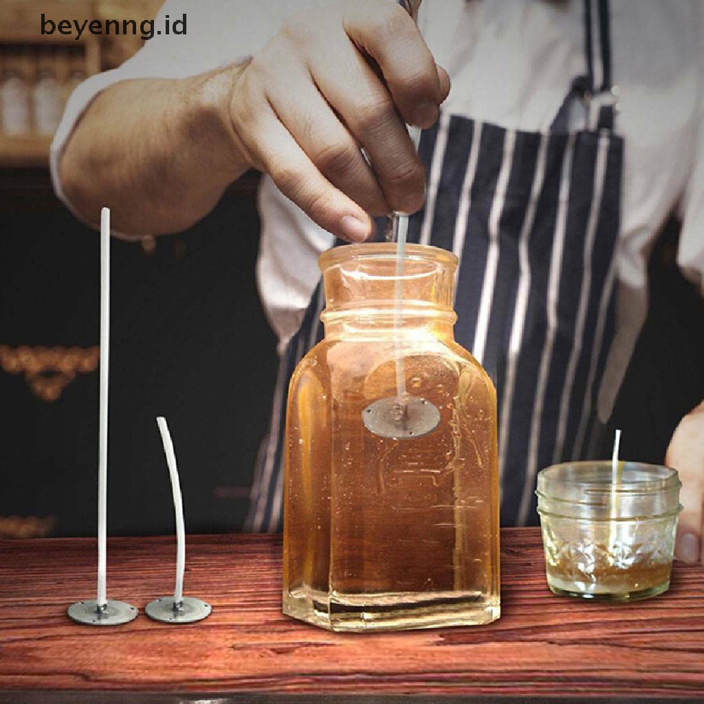 Beyen 100Pcs Wicks Cotton Core Wd Wick Dengan Sustainer Untuk Novelt ID