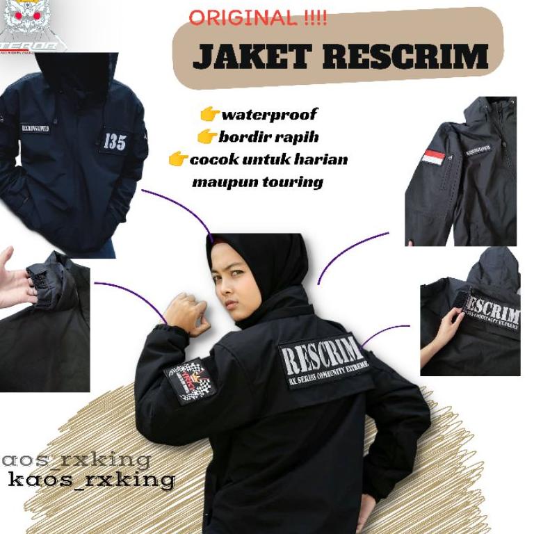 SALE TERBATAS JAKET Rx King RESCRIM RX KING original (JAKET PRIA & WANITA)